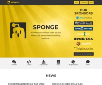 Spongepowered.org(Minecraft) Screenshot