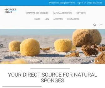 Spongesdirect.com(Sponges Direct company) Screenshot