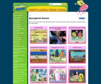 Spongybob.com(Spongebob Squarepants Games Online) Screenshot