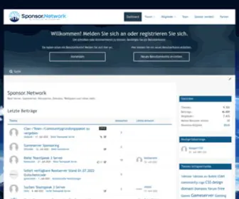 Sponsor-Network.de(Root-Server, Gameserver, Voiceserver, Domains, Webspace und vieles mehr) Screenshot