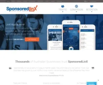 Sponsoredlinx.com.au(Google Ads Management) Screenshot