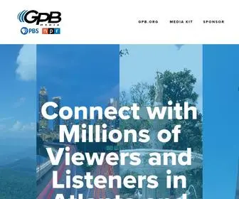 Sponsorgpb.org(Georgia Public Broadcasting) Screenshot