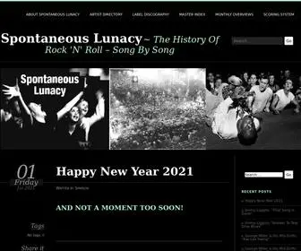 Spontaneouslunacy.net(The History Of Rock 'n' Roll) Screenshot