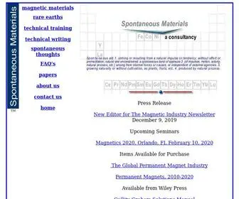 Spontaneousmaterials.com(Spontaneous Materials) Screenshot