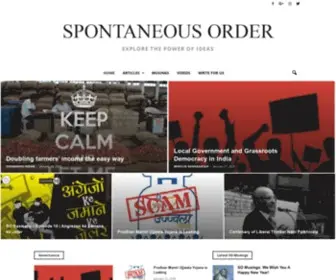 Spontaneousorder.in(Spontaneous Order) Screenshot