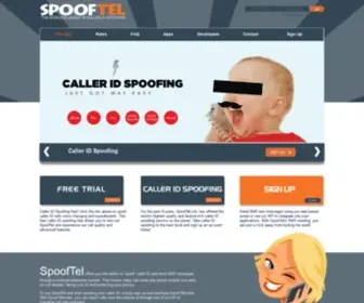 Spooftel.com(Fake a Caller ID) Screenshot