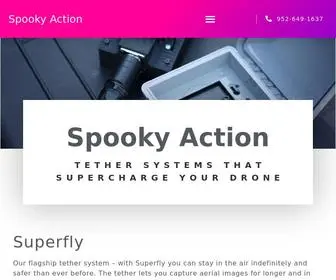 Spookyactionrobotics.com(We build drones that fly forever) Screenshot