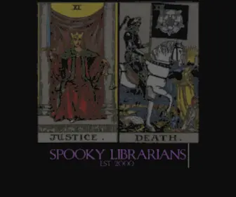 Spookylibrarians.com(Spooky Librarians) Screenshot