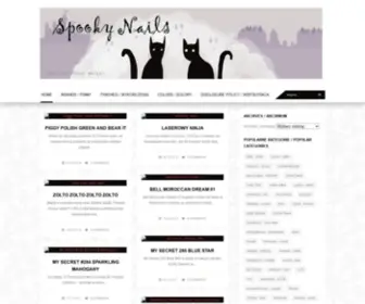 Spookynails.com(Spooky Nails) Screenshot