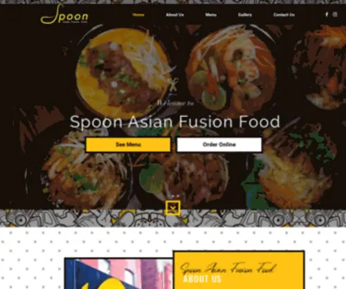 Spoonasianfusionfood.com(Spoon Asian Fusion Food) Screenshot