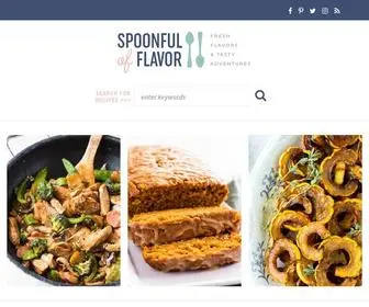 Spoonfulofflavor.com(Family-Friendly Recipes & Travel Destinations) Screenshot