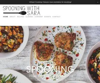 Spooningwithsara.com(Spooning With Sara) Screenshot