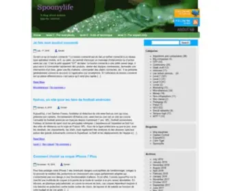 Spoonylife.org(Science) Screenshot