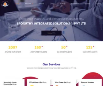 Spoorthygroup.in(Spoorthy Integrated solution) Screenshot