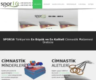 Spor16.com.tr(Cimnastik barları) Screenshot
