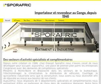Sporafric.net(Grasset Sporafric) Screenshot