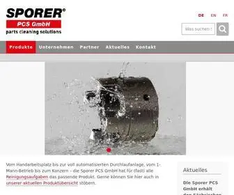 Sporer-Maschinenbau.de(Sporer PCS GmbH) Screenshot