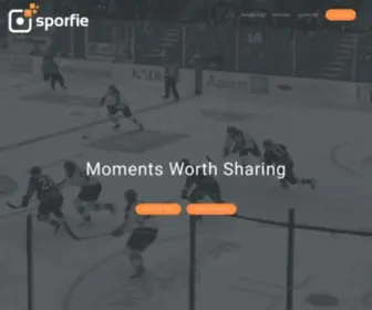 Sporfie.com(Home) Screenshot