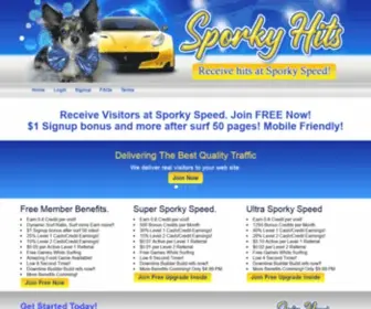 Sporkyhits.com(Receive Hits at SporkySpeed) Screenshot