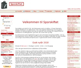 Sporskiftet.dk(Velkommen) Screenshot