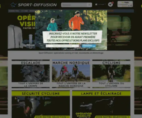 Sport-Diffusion.com(Sport Diffusion) Screenshot
