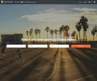 Sport-Finder.com(Online Sports Directory) Screenshot