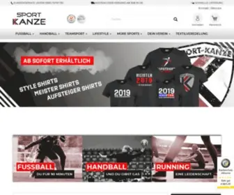 Sport-Kanze.de(Sportbedarf Sportartikel online kaufen bei) Screenshot