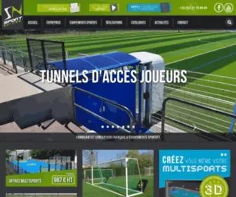 Sport-Nature.com(Fabricant d'équipements sportifs pour clubs et collectivités) Screenshot