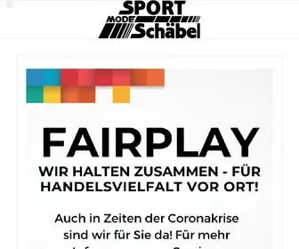 Sport-Schaebel.de(Sport Mode Schäbel) Screenshot