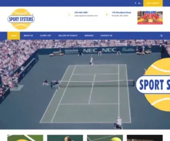 Sport-SYstems.com(Tennis Court Builders) Screenshot