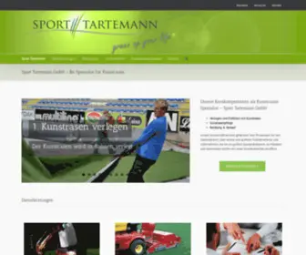 Sport-Tartemann.de(Unsere Kernkompetenzen als Kunstrasen Spezialist) Screenshot