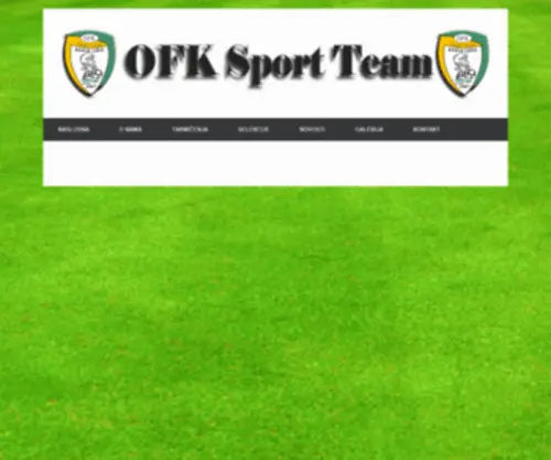 Sport-Team-OFK.com(OFK Sport Team) Screenshot