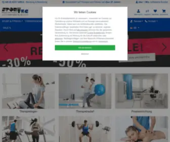 Sport-Tec.de(Crosstrainer, Fitnessgeräte, Heimtrainer, Bauchtrainer, Laufbänder, Ergometer, Rückentrainer, Massageliege, Stepper) Screenshot