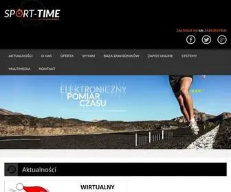 Sport-Time.com.pl(Elektroniczny Pomiar Czasu) Screenshot