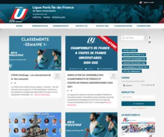 Sport-U-Iledefrance.com(Académies : Créteil) Screenshot