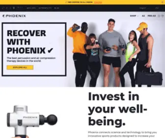 Sport-With-Phoenix.com(The original Phoenix Massage Gun) Screenshot