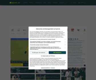 Sport.de(News, Ergebnisse, Liveticker, Tabellen) Screenshot