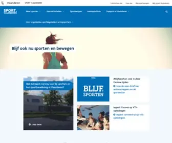 Sport.vlaanderen(Sport Vlaanderen) Screenshot