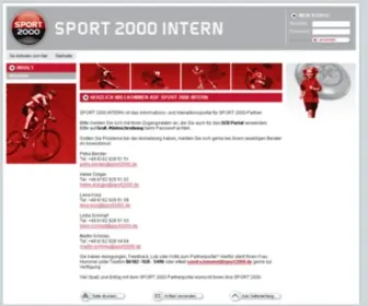 Sport2000-Intern.de(Startseite SPORT 2000 Deutschland) Screenshot
