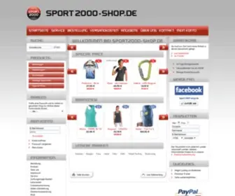 Sport2000-Shop.de(Dein Online Sport Shop in Radolfzell am Bodensee. Riesen Auswahl an Ski) Screenshot