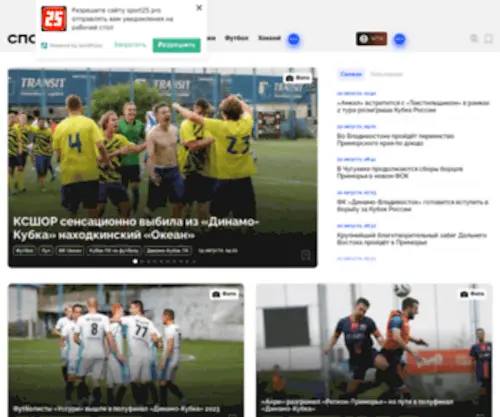 Sport25.pro(СПОРТ25) Screenshot
