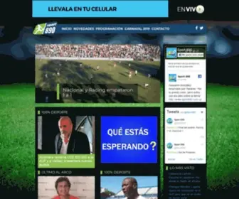 Sport890.com.uy(SportLa Radio Deportiva del Uruguay) Screenshot