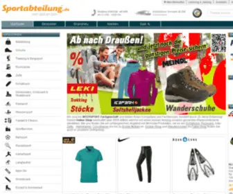 Sportabteilung.de(Jack Wolfskin) Screenshot