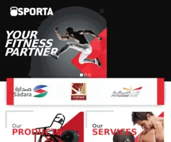 Sporta.com.sa(Al hayat investments company) Screenshot