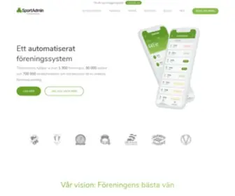 Sportadmin.se(Förenkla) Screenshot