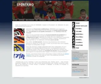 Sportamo.com(Les maillots de sport personnalisés au design original) Screenshot