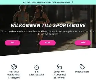 Sportamore.se(De bästa sportvarumärkena på SPORTAMORE.com) Screenshot
