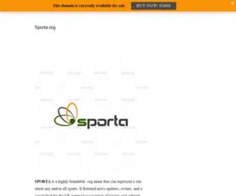 Sporta.org(Sporta Description) Screenshot