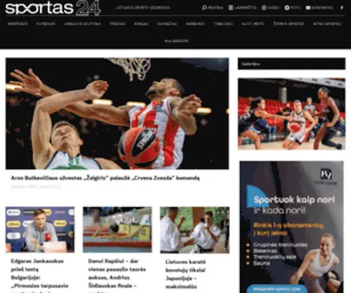 Sportas24.lt(Pradžia) Screenshot