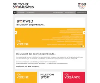 Sportausweis.de(Deutscher Sportausweis) Screenshot